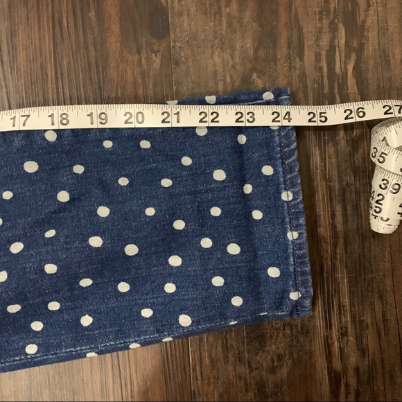 Madewell High Rise Slim Crop Boyjean - Polka Dot - Picture 5 of 9